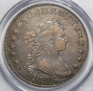 1797 Ngc Xf45 Draped Bust Dollar 10x6 Stars