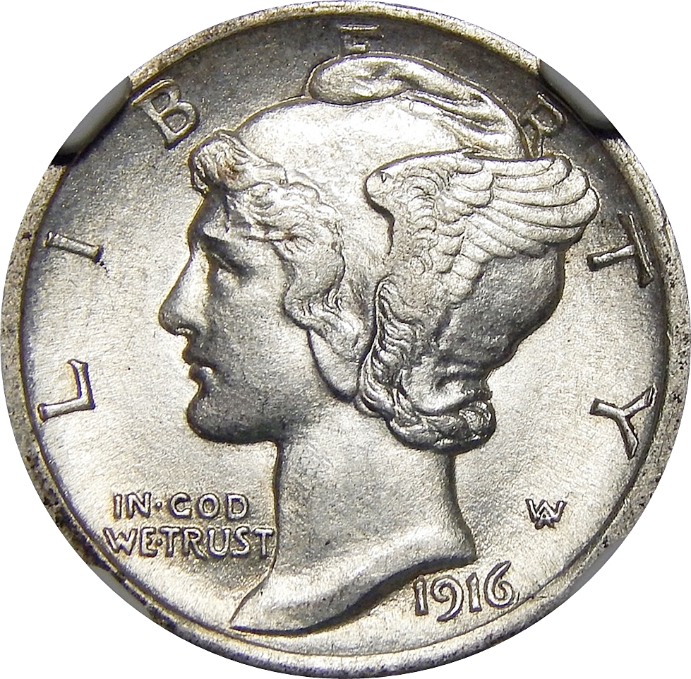 1916-1945 Mercury Dime