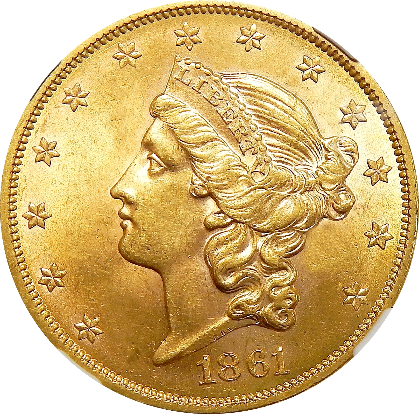 $20 Liberty Type Gold, 1850-1907