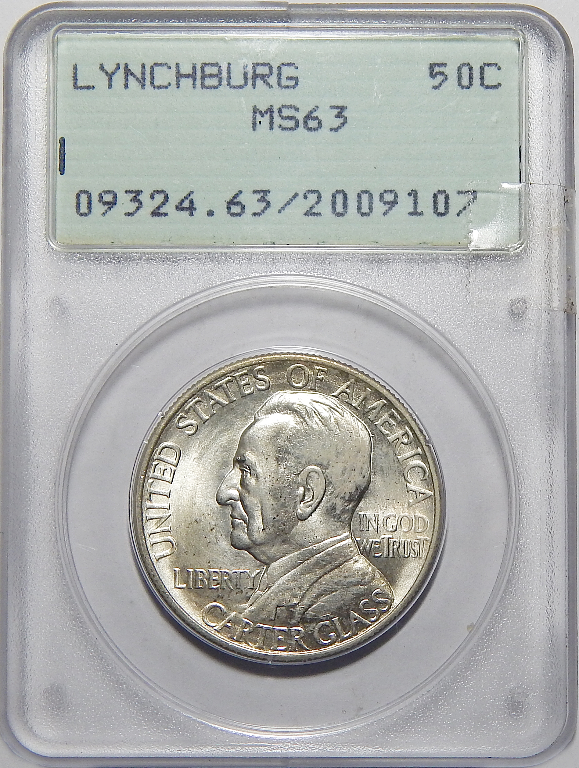 1936 PCGS MS63 LYNCHBURG HALF DOLLAR